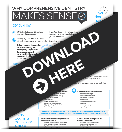Download Rudnick's Palm Beach Gardens Infographic: Why Comprehensive Dentistry Makes Sense