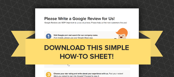 A super simple tool to use that aids people in writing Google reviews for your business.